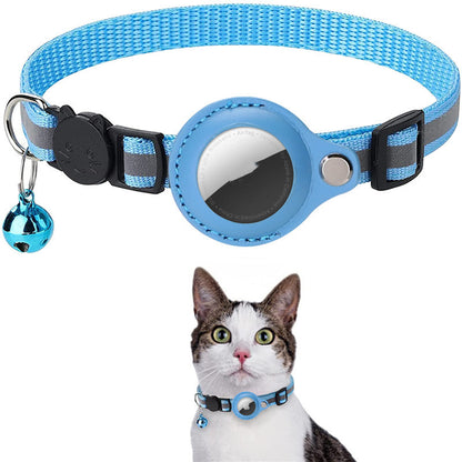 Reflective Waterproof Airtag Pet Collar – Secure Holder for Dogs & Cats