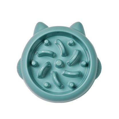 Slow Feeder Pet Bowl – Anti-Choking Food Dish for Dogs & Cats