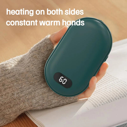 Portable Rechargeable Hand Warmer – Up to 6 Hours Heat | Winter Outdoor & Cold Weather Use