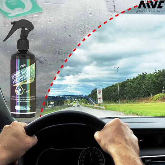 Anti-Fog Glass Spray for Cars & Mirrors – Clear Vision in Rain, Snow & Night Driving (120ml / 300ml)