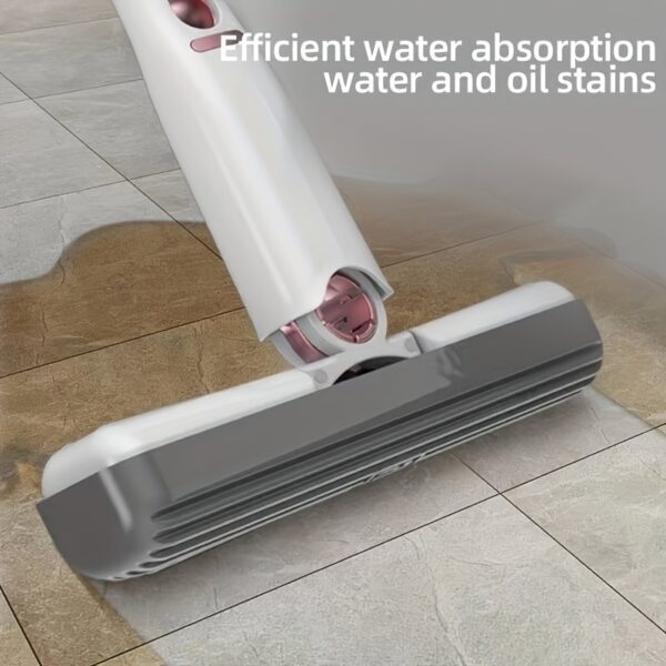 New Portable Self-NSqueeze Mini Mop, Lazy Hand Wash-Free Strong Absorbent Mop Multifunction Portable Squeeze Cleaning Mop Desk Window Glass Cleaner Kitchen Car Sponge Cleaning Mop Home Cleaning Tools - Image 4